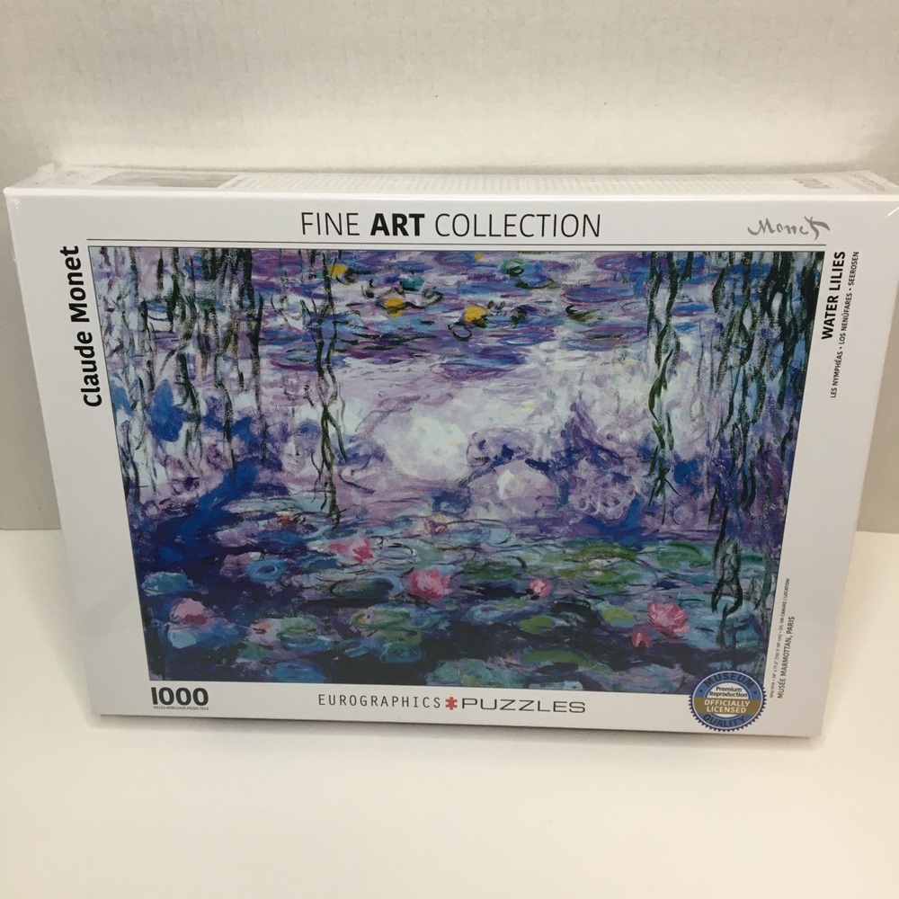 Eurographics Claude Monet Water Lilies 1000 Piece Puzzle SEALED